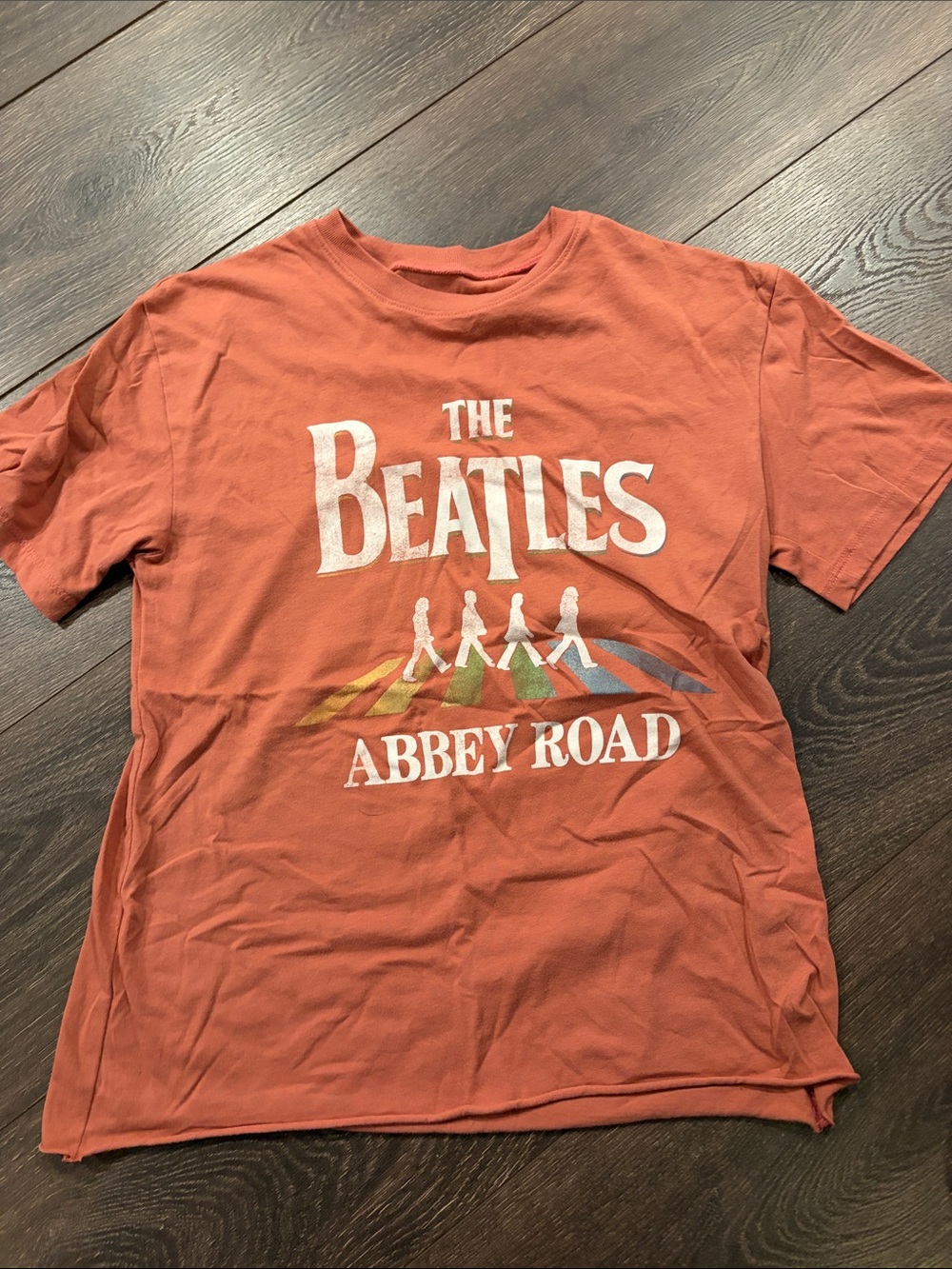 The Beatles Abbey Road Graphic Tee - Rust